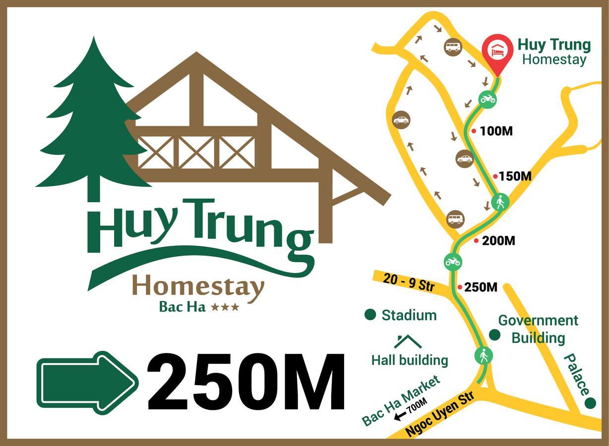 Huy Trung Homestay Bac Hà Exterior foto